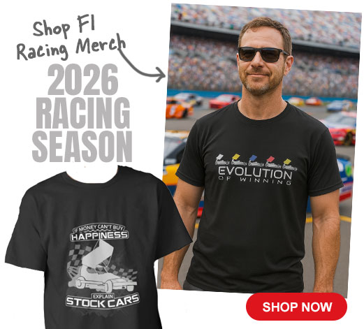 F1 Stock Car Racing Merch for 2026