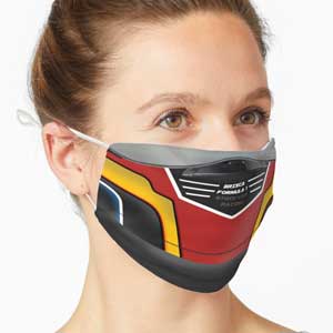 Stock Car Racing Face Masks