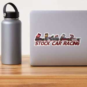 Stock Car Racing Stickers