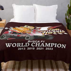 Stock Car Racing Throw Blankets