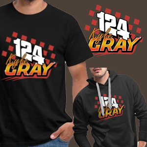 124 Kyle Gray Brisca F1 merchandise