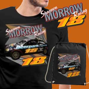 18 Shannon Morrow Saloon Stock Car Racing