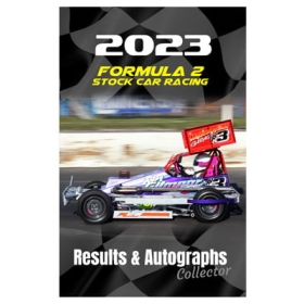Brisca F2 stock car racing 2023 Results & Autographs collector book